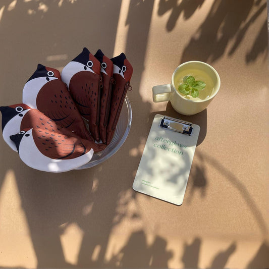 Sparrow Zipper Coin Purse