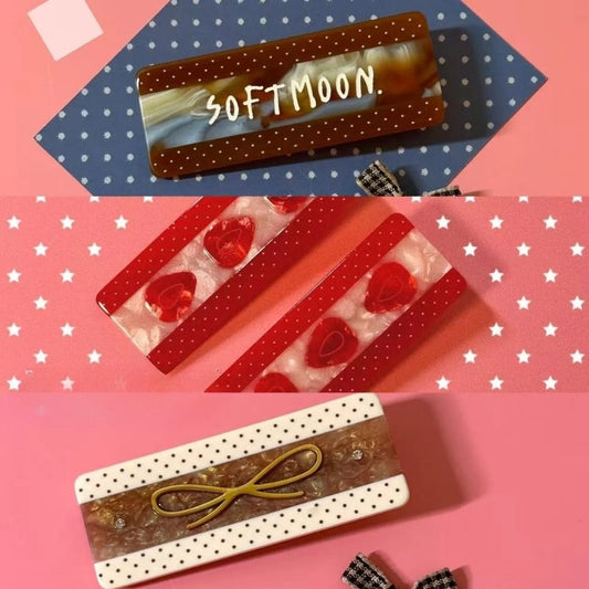 Raw Coconut Latte Hair Clip丨Lemonschunks