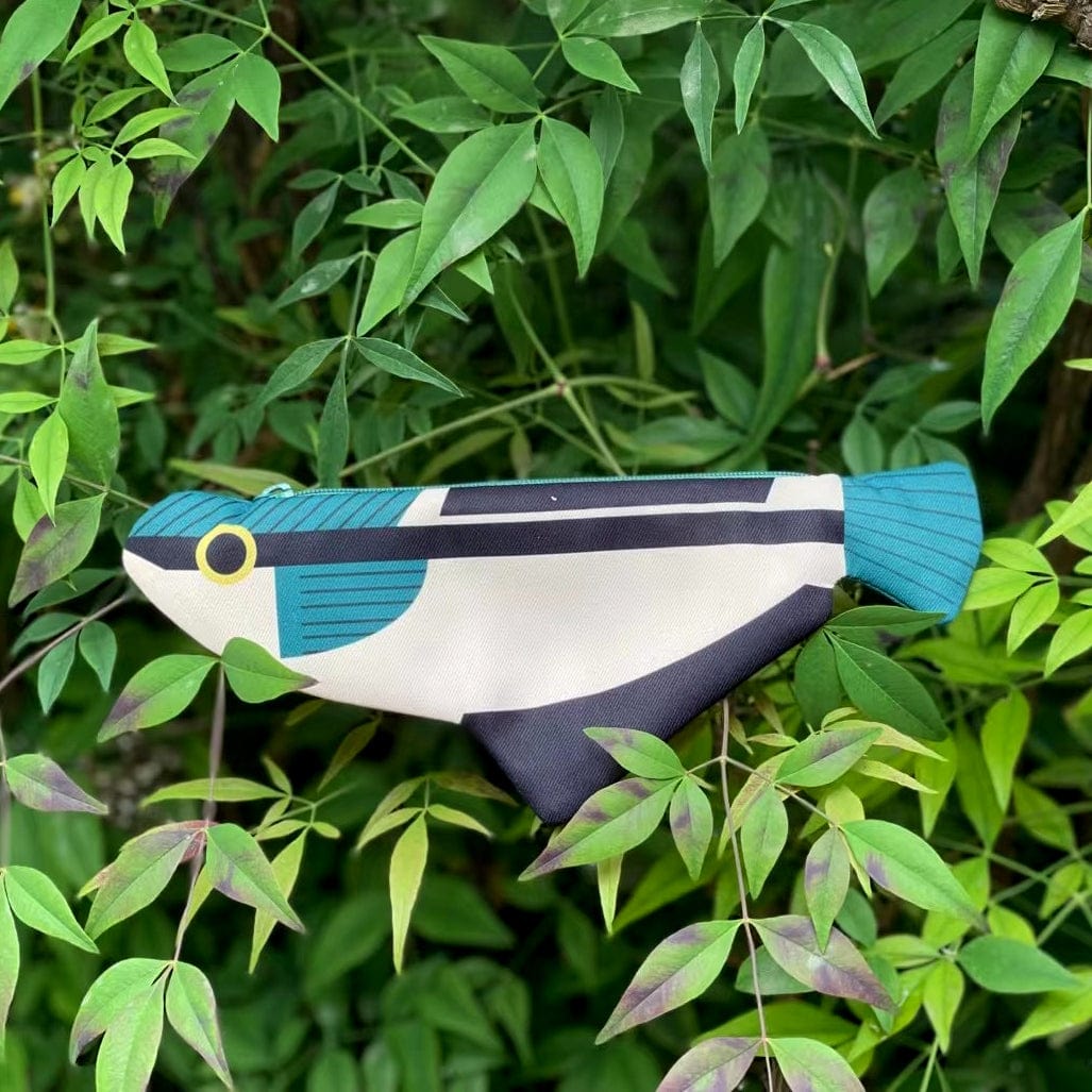 Flying Fox Fish Zip Pouch