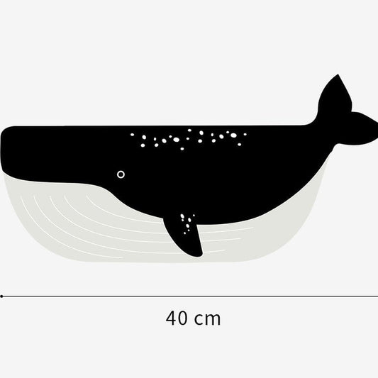 Round-Headed Whale Tote Bag | Lemonschunks & PIPIZU