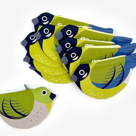 White-eye Zipper Coin Purse