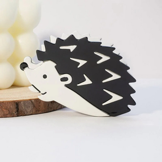 Small Round Yoyo Hedgehog Hair Claw