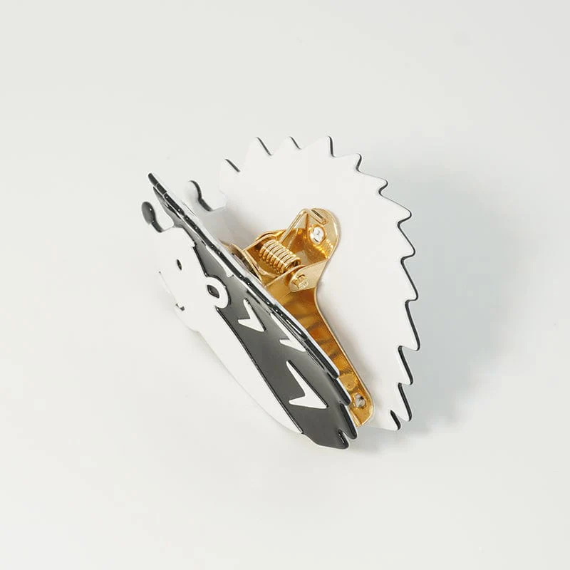 Small Round Yoyo Hedgehog Hair Claw