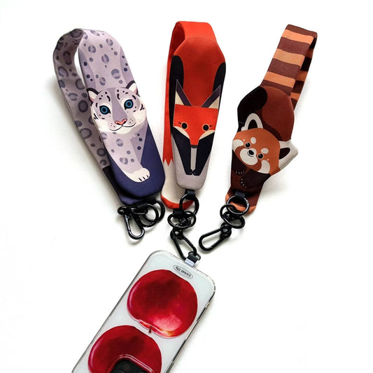 Snow Leopard Wrist Strap | Lemonschunks