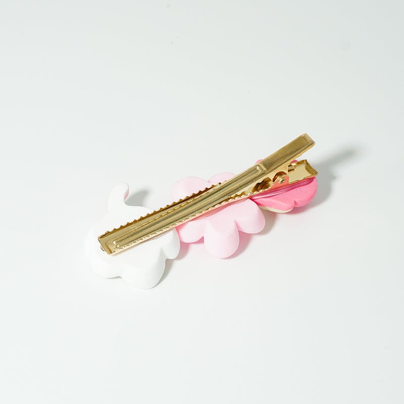 Handmade Peach Fairy Hair Clip