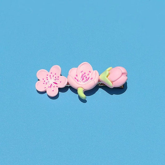Handmade Starfruit Flower Clip