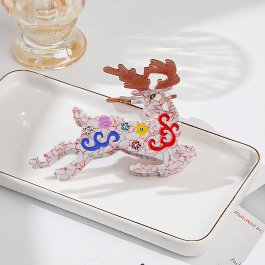 Pine Pink Deer Hair Claw丨Lemonschunks