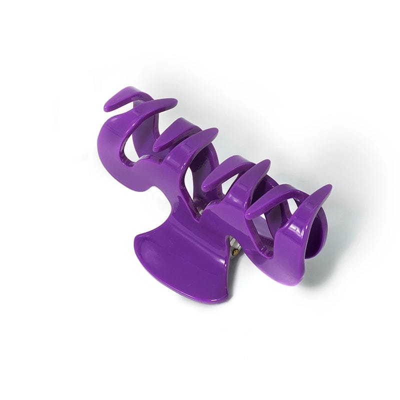 Purple Premium Sense M-shaped Wave Hair Claws