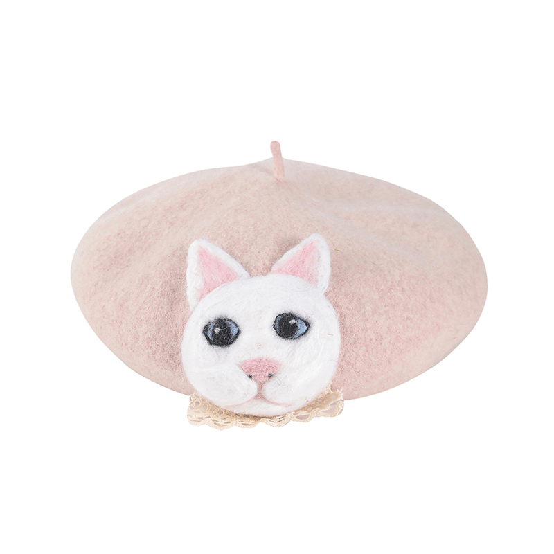 Pink cat hat