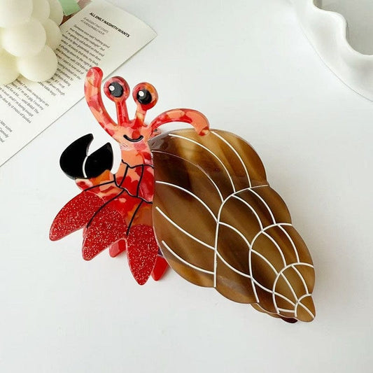 Medium Brown Hermit Crab Hair Claw