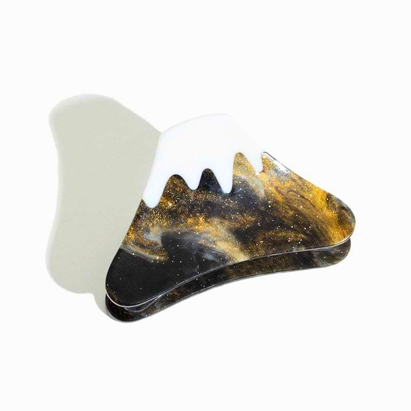 Cool Gradient Color Mount Fuji Hair Claw