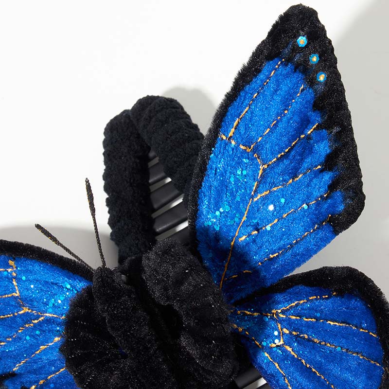 Handmade Custom Twist Wire Ulysses Butterfly Hair Claw