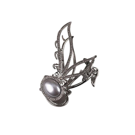 Gun Black Rabbit with a Bow Hair Claw