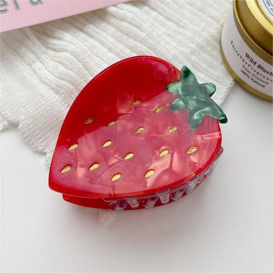 Medium Strawberry Summer Sweet Trend Hair Claw