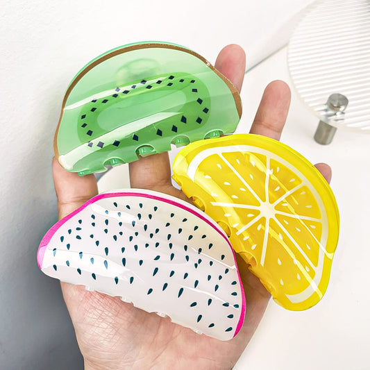 Pitaya Creative Fruit Claw Acrylic Hair Accessories