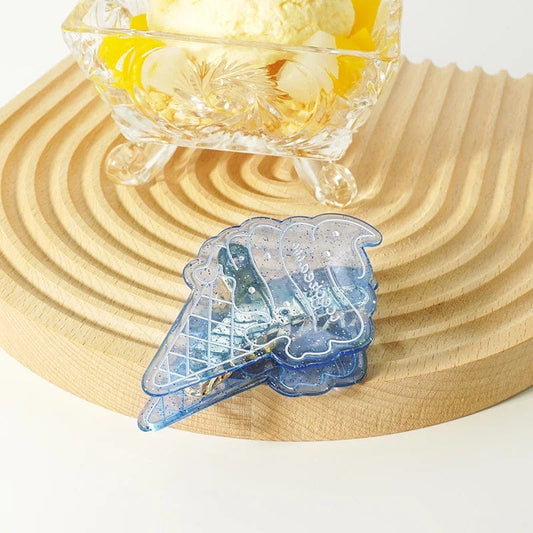 Griffe de glace d'été bleue