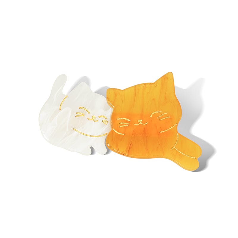 Pinces à cheveux Meow Cat couleur clair | Nueshiny
