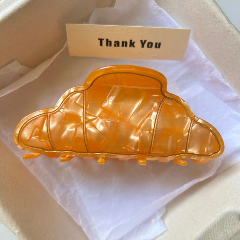 Croissant Bun Hair Claw