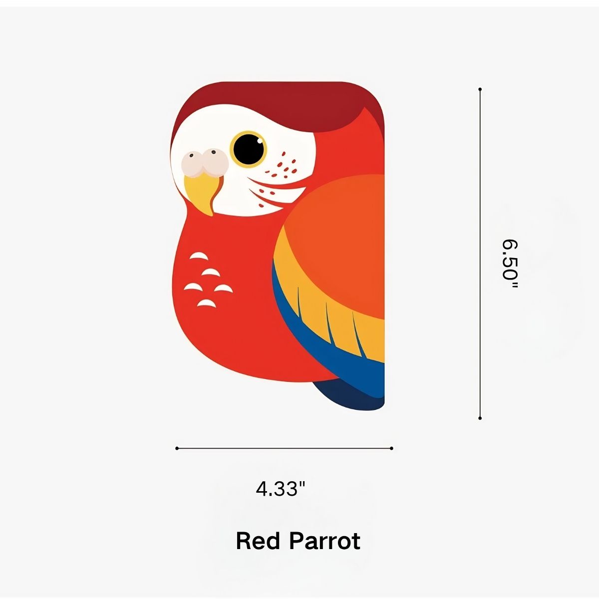 Cute Parrot Zipper Pouch Keychain Bag 15 Styles