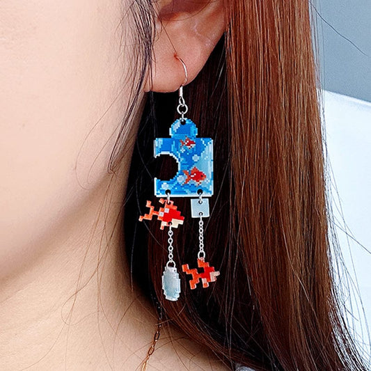 Goldfish Puzzle Earrings 丨Lemonschunks
