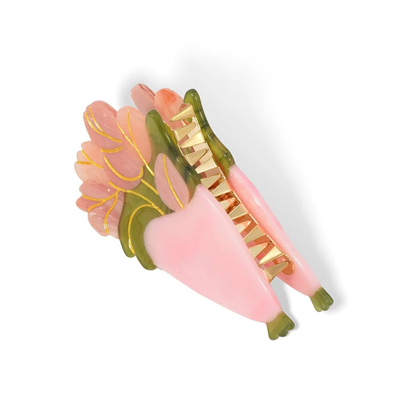 Tulips Bouquet Romantic Hair Claw