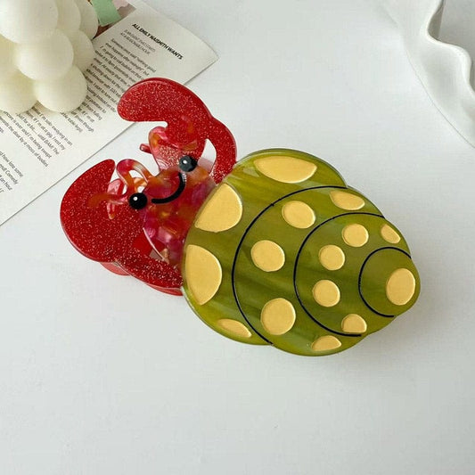 Medium Green Hermit Crab Hair Claw