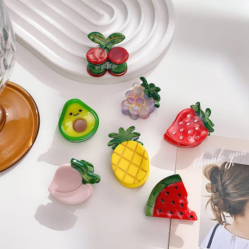 Mini Avocado Hair Claw