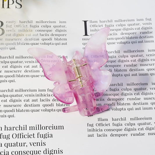 Lavender Gradient Butterfly Hair Claw