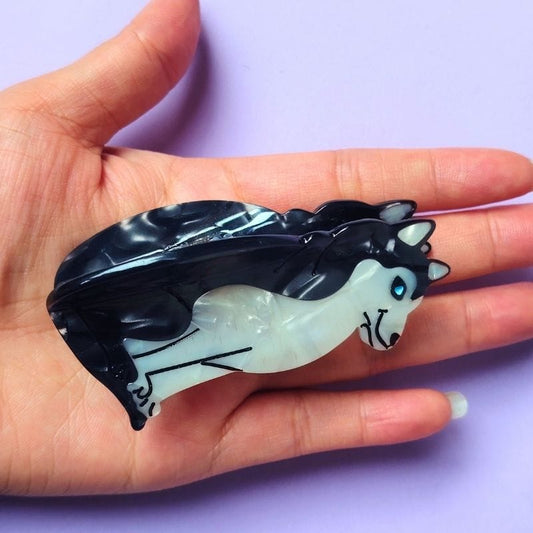 Medium Husky Hair Claw