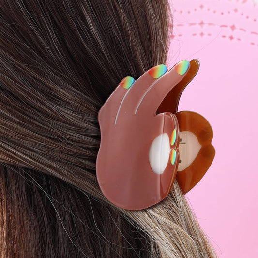 Medium Brown OK Hair Claw