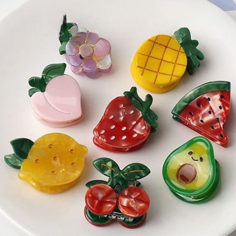 Mini Yellow Pineapple Hair Claw