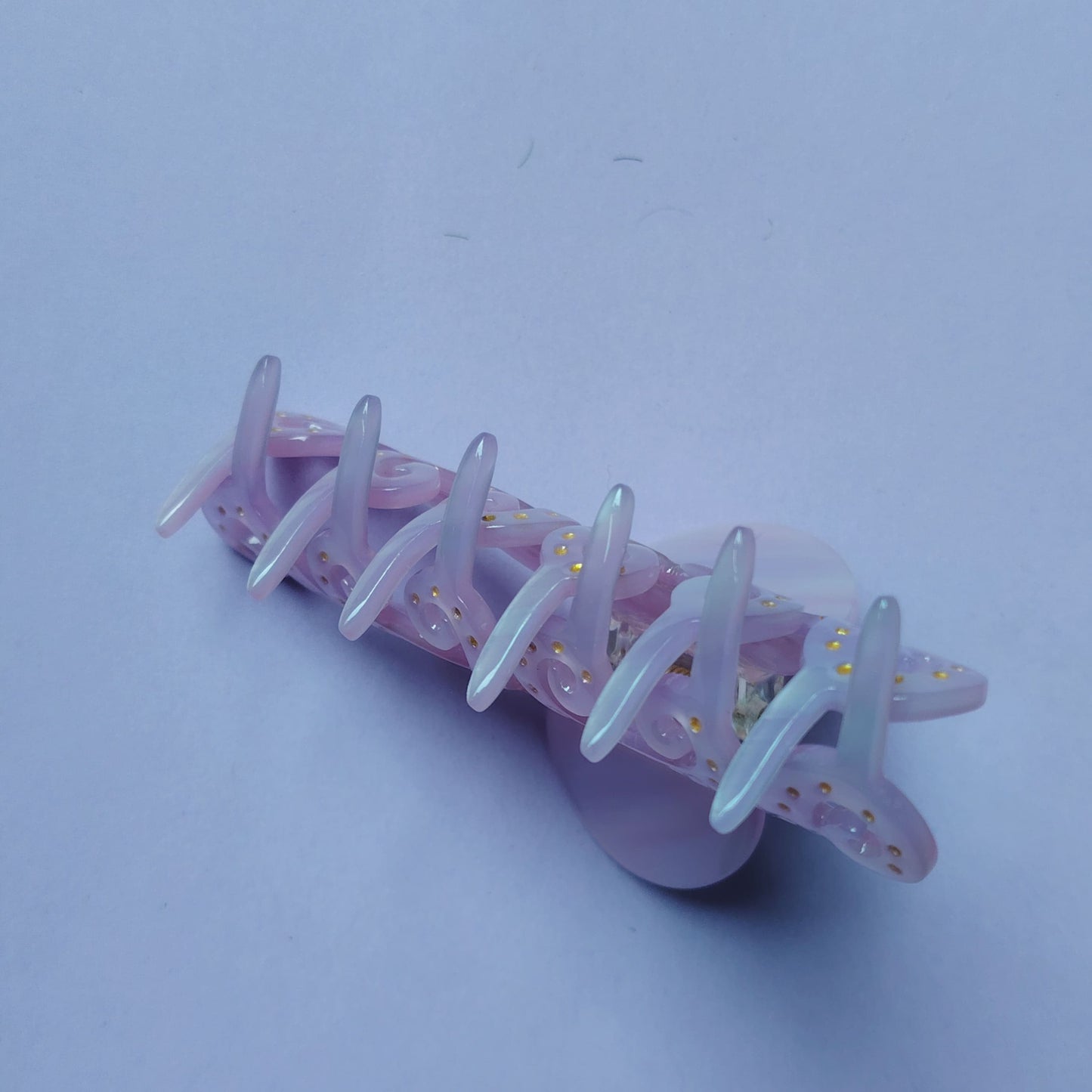 Large Pink Octopus Hair Claw