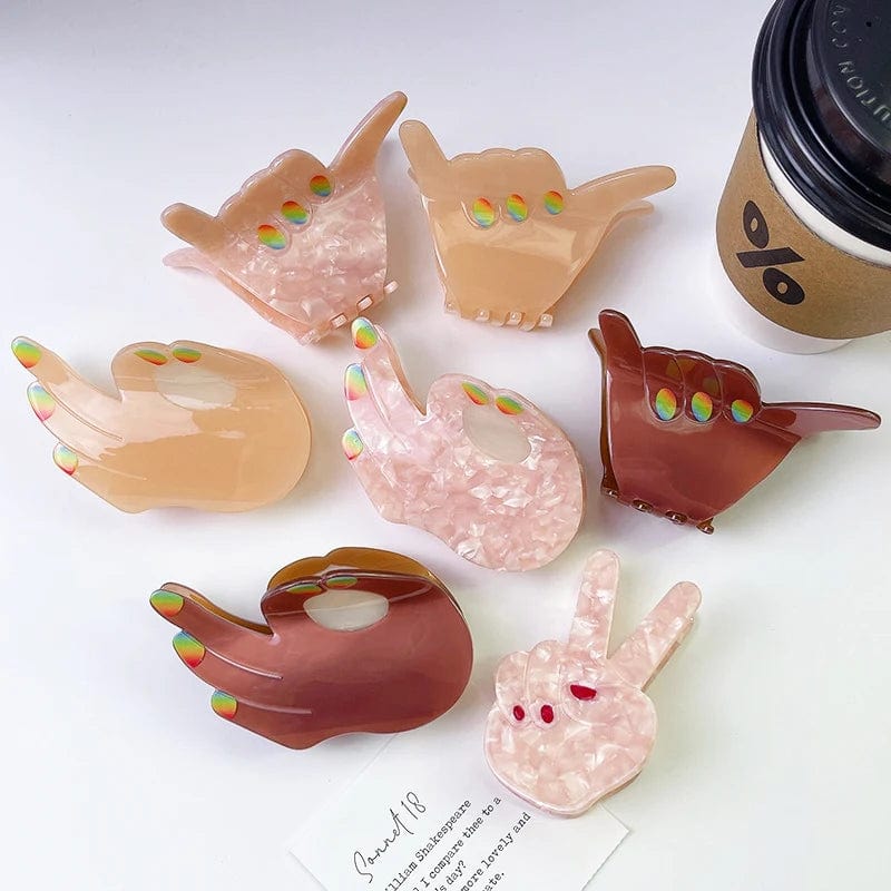 Small Scissors Hands Hair Claw