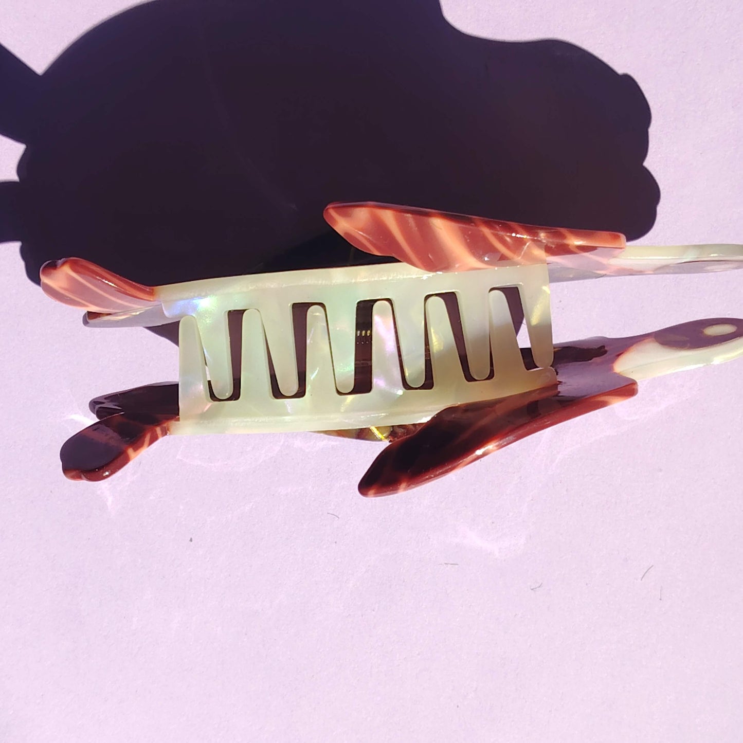 Jumbo Brown Sea Turtle Hair Claw