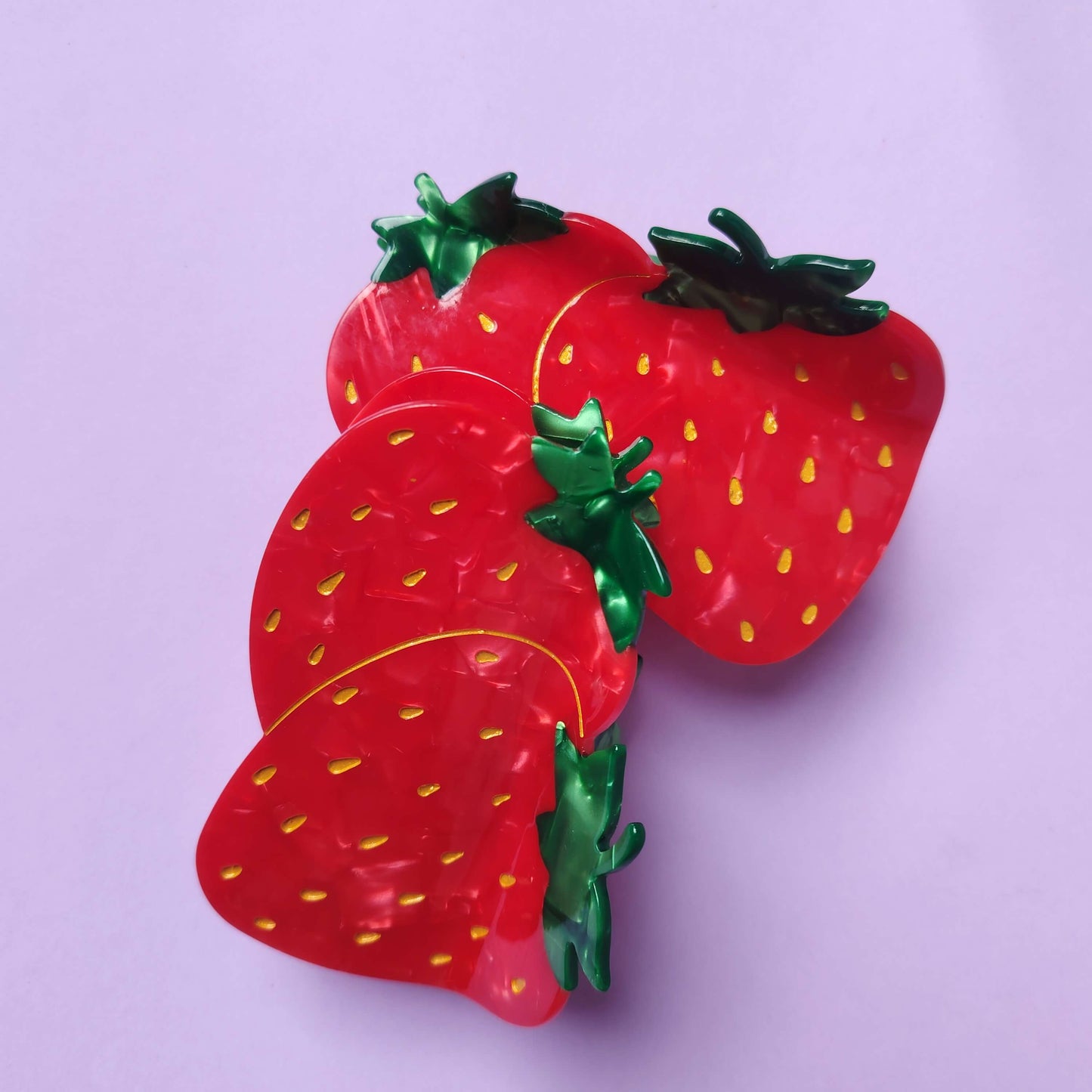 Large Strawberry Hair Claw