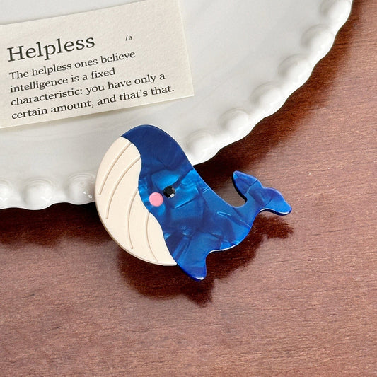 Whale Hair Clip