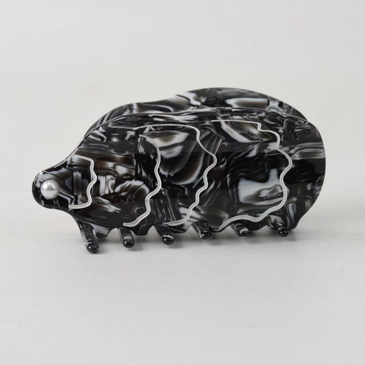 Medium Black Oyster Pearl Shell Hair Claw