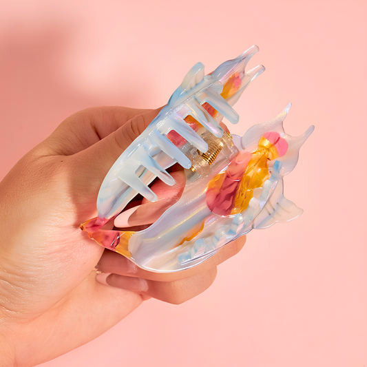 Medium Light Blue Sea Angel Hair Claw