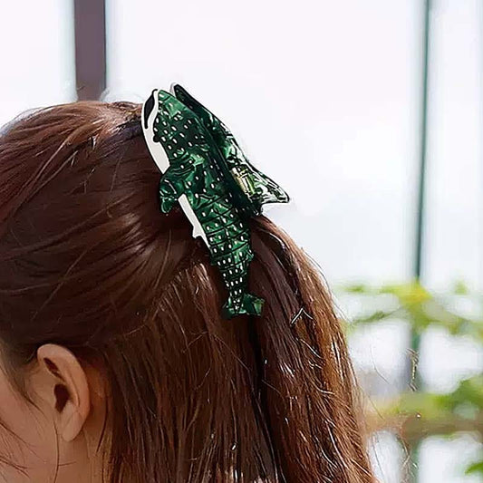 Large Green Whale Shark Hair Claw Clips | NueShiny - Fhunks