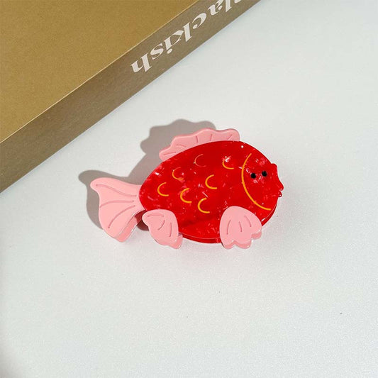Medium Red kissing fish Hair Claw丨Lemonschunks
