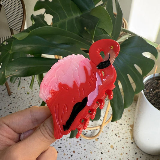 Medium Flamingo Hair Claw