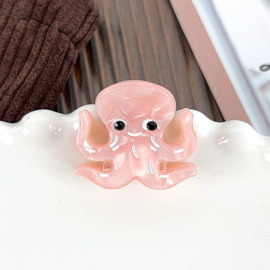 Mini Nude Pink Octopus Hair Claw | Lemonschunks