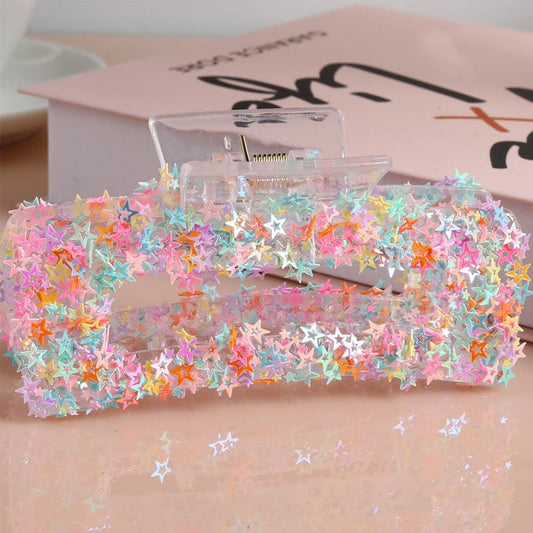 Medium Candy Colored Girly Heartt-D Hair Claw