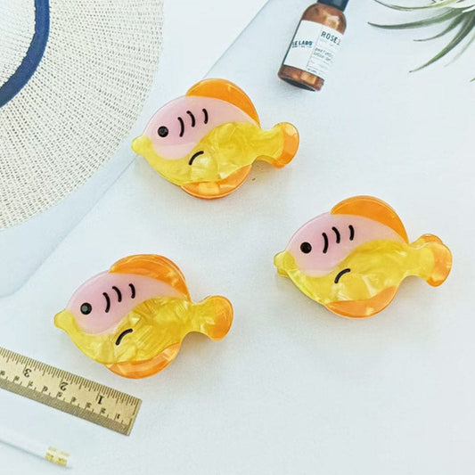 3Pcs Mini Yellow Fish Side Clip | Lemonschunks