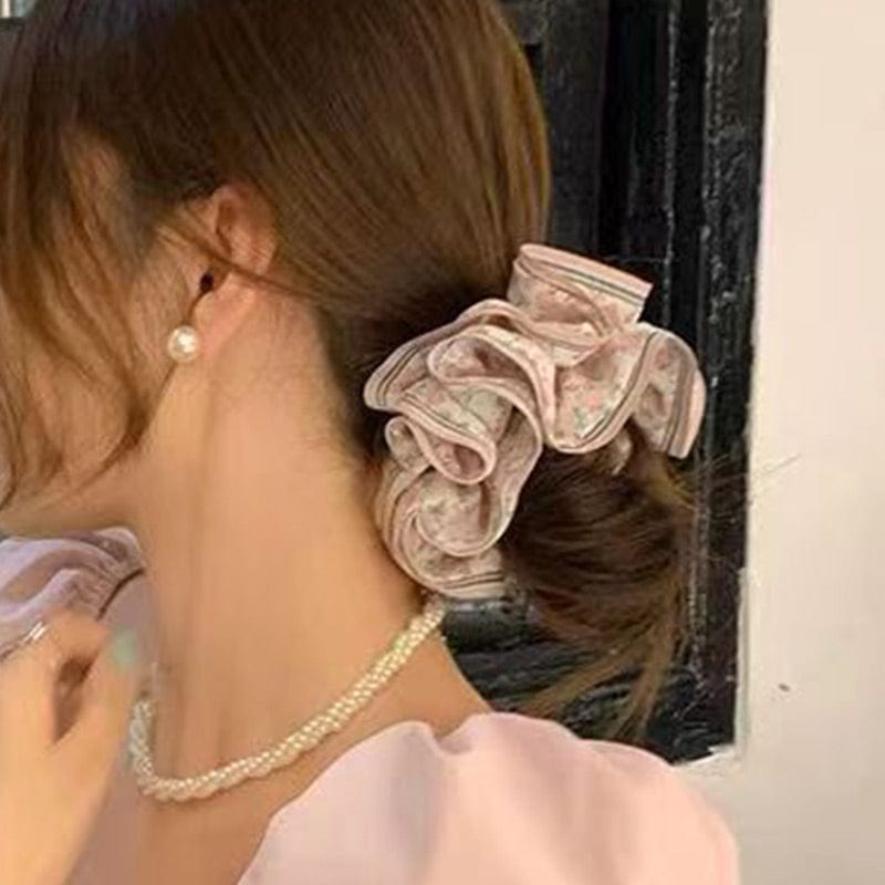 Water Crushed Flowers Headband