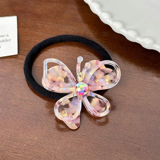 Colorful Pink Hollow Butterfly Hairband