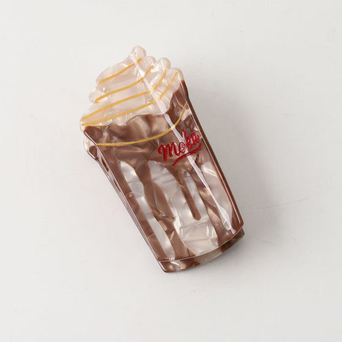 Medium Brown A Cup Of Ice Cream Hair Claw