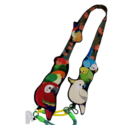 Parrot Strap Card Holder Phone & Camera Strap