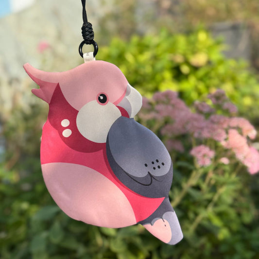 Pink Cockatoo Card Pouch