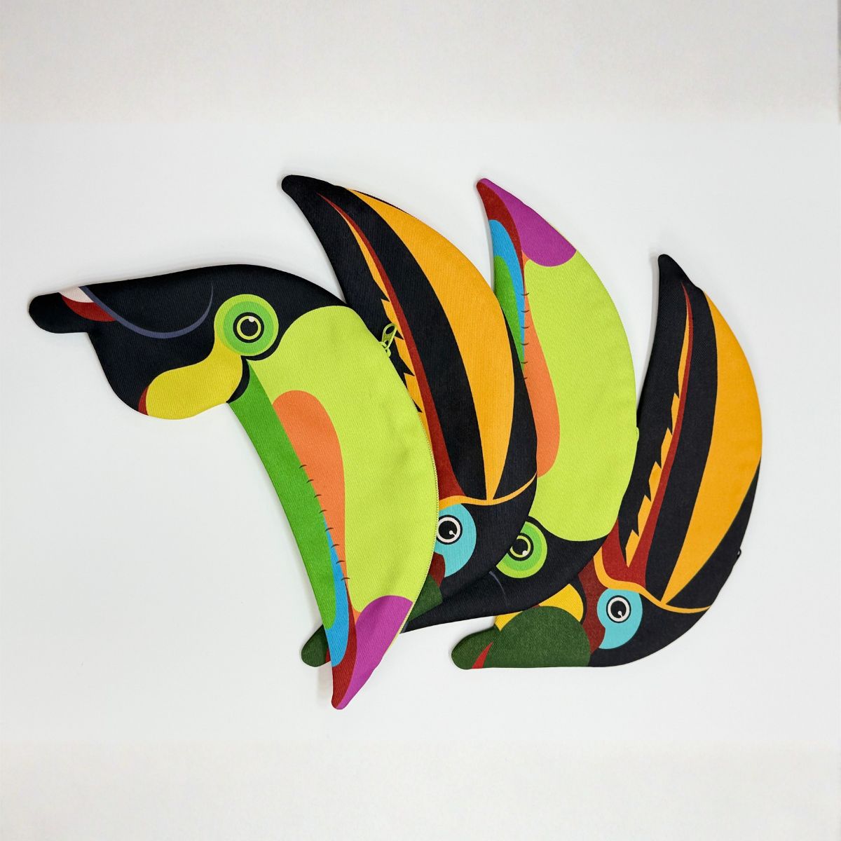 Rainbow Toucan Card Pouch